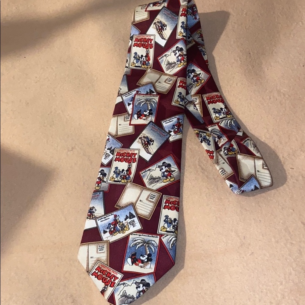1990s Mickey Unlimited Tie Traveling Postcards - Picture 2 of 3